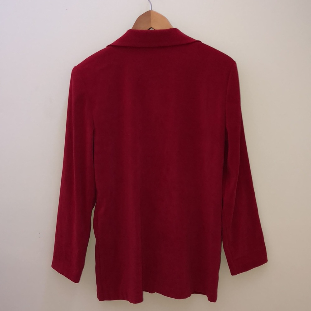Vintage Briggs New York Red Blazer Jacket - Picture 2 of 9